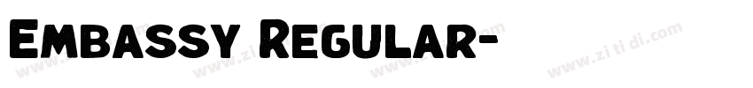 Embassy Regular字体转换 Embassy Regular字体转换